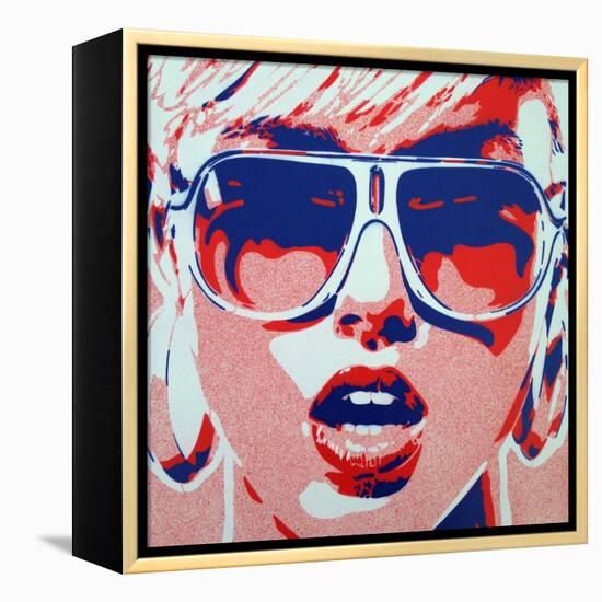 Pop Star 3-Abstract Graffiti-Framed Premier Image Canvas