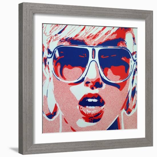 Pop Star 3-Abstract Graffiti-Framed Premium Giclee Print