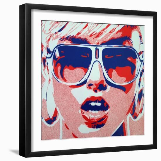 Pop Star 3-Abstract Graffiti-Framed Giclee Print