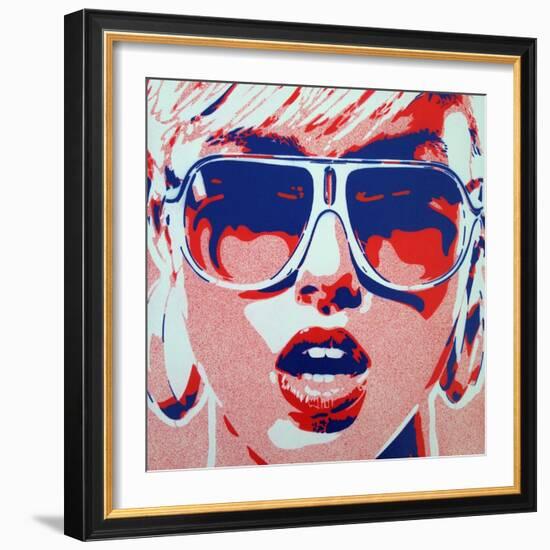 Pop Star 3-Abstract Graffiti-Framed Giclee Print