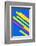 Pop Straws Collection - Blue & Colourful-Philippe Hugonnard-Framed Photographic Print