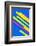 Pop Straws Collection - Blue & Colourful-Philippe Hugonnard-Framed Photographic Print