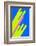 Pop Straws Collection - Blue & Green II-Philippe Hugonnard-Framed Photographic Print