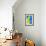 Pop Straws Collection - Blue & Green II-Philippe Hugonnard-Framed Photographic Print displayed on a wall