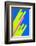 Pop Straws Collection - Blue & Green II-Philippe Hugonnard-Framed Photographic Print