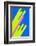 Pop Straws Collection - Blue & Green II-Philippe Hugonnard-Framed Photographic Print