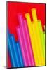 Pop Straws Collection - Colourful & Red III-Philippe Hugonnard-Mounted Photographic Print