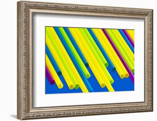 Pop Straws Collection - Colourful-Philippe Hugonnard-Framed Photographic Print