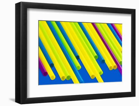 Pop Straws Collection - Colourful-Philippe Hugonnard-Framed Photographic Print
