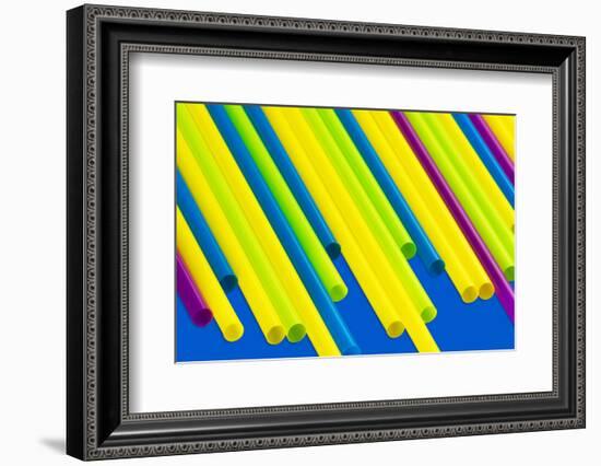 Pop Straws Collection - Colourful-Philippe Hugonnard-Framed Photographic Print