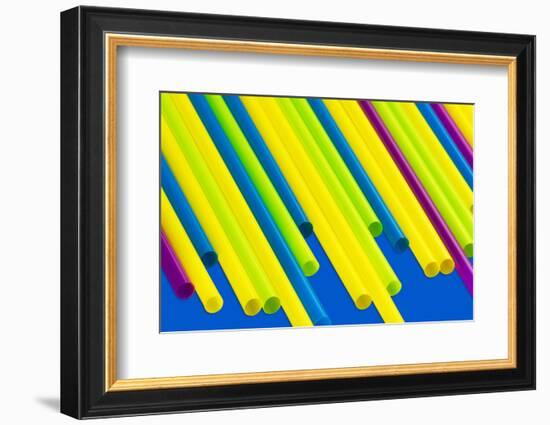 Pop Straws Collection - Colourful-Philippe Hugonnard-Framed Photographic Print