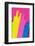 Pop Straws Collection - Dark Pink & Colourful-Philippe Hugonnard-Framed Photographic Print