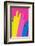 Pop Straws Collection - Dark Pink & Colourful-Philippe Hugonnard-Framed Photographic Print