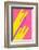 Pop Straws Collection - Dark Pink & Yellow-Philippe Hugonnard-Framed Photographic Print