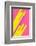 Pop Straws Collection - Dark Pink & Yellow-Philippe Hugonnard-Framed Photographic Print