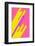 Pop Straws Collection - Dark Pink & Yellow-Philippe Hugonnard-Framed Photographic Print