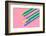 Pop Straws Collection - Light Pink & Colourful-Philippe Hugonnard-Framed Photographic Print