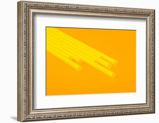 Pop Straws Collection - Orange & Yellow II-Philippe Hugonnard-Framed Photographic Print