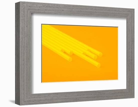 Pop Straws Collection - Orange & Yellow II-Philippe Hugonnard-Framed Photographic Print