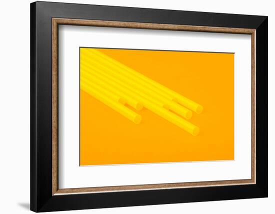 Pop Straws Collection - Orange & Yellow II-Philippe Hugonnard-Framed Photographic Print