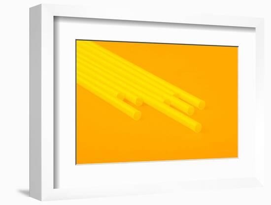 Pop Straws Collection - Orange & Yellow II-Philippe Hugonnard-Framed Photographic Print