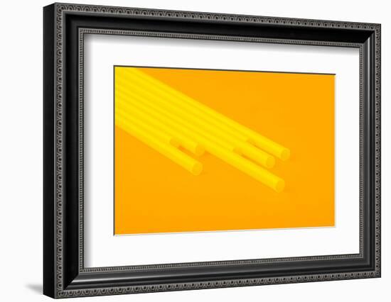 Pop Straws Collection - Orange & Yellow II-Philippe Hugonnard-Framed Photographic Print