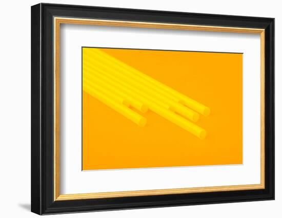 Pop Straws Collection - Orange & Yellow II-Philippe Hugonnard-Framed Photographic Print