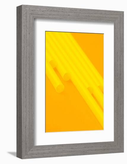 Pop Straws Collection - Orange & Yellow III-Philippe Hugonnard-Framed Photographic Print