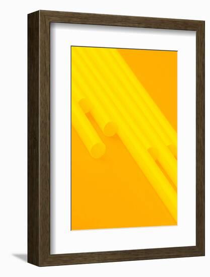 Pop Straws Collection - Orange & Yellow III-Philippe Hugonnard-Framed Photographic Print