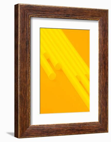 Pop Straws Collection - Orange & Yellow III-Philippe Hugonnard-Framed Photographic Print