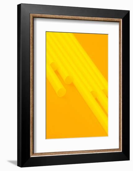 Pop Straws Collection - Orange & Yellow III-Philippe Hugonnard-Framed Photographic Print