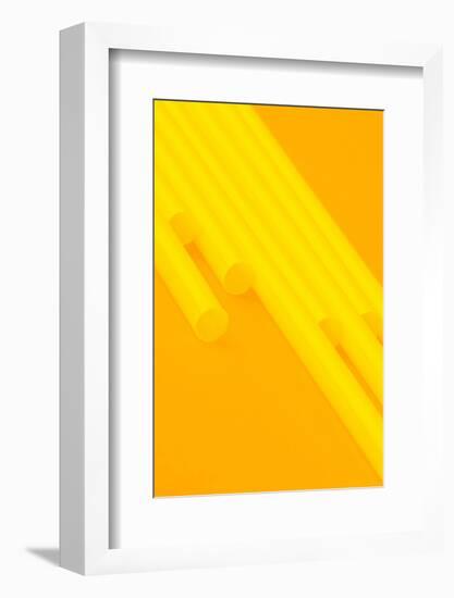 Pop Straws Collection - Orange & Yellow III-Philippe Hugonnard-Framed Photographic Print