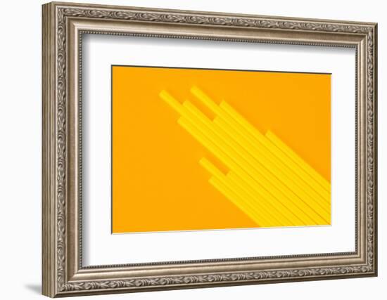 Pop Straws Collection - Orange & Yellow-Philippe Hugonnard-Framed Photographic Print