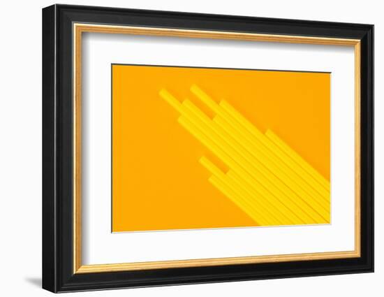 Pop Straws Collection - Orange & Yellow-Philippe Hugonnard-Framed Photographic Print