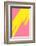 Pop Straws Collection - Pink & Yellow-Philippe Hugonnard-Framed Photographic Print