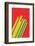 Pop Straws Collection - Red & Colourful-Philippe Hugonnard-Framed Photographic Print