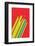 Pop Straws Collection - Red & Colourful-Philippe Hugonnard-Framed Photographic Print