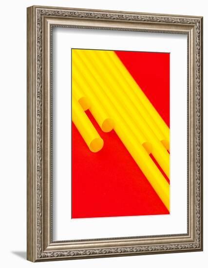 Pop Straws Collection - Red & Yellow-Philippe Hugonnard-Framed Photographic Print