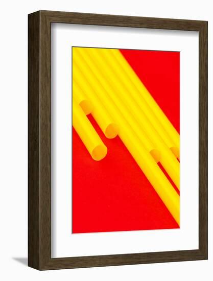 Pop Straws Collection - Red & Yellow-Philippe Hugonnard-Framed Photographic Print