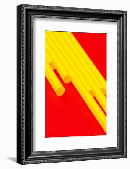 Pop Straws Collection - Red & Yellow-Philippe Hugonnard-Framed Photographic Print