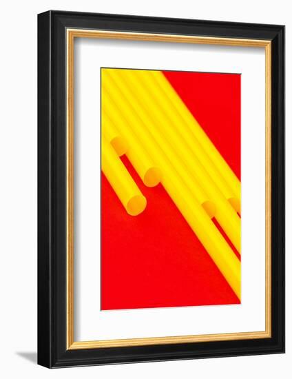 Pop Straws Collection - Red & Yellow-Philippe Hugonnard-Framed Photographic Print