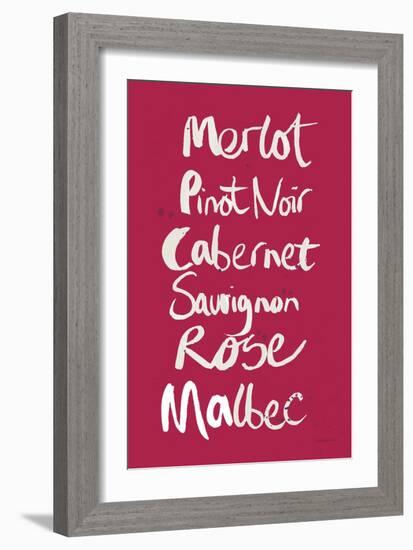 Pop the Cork Wine Words I-Mercedes Lopez Charro-Framed Premium Giclee Print