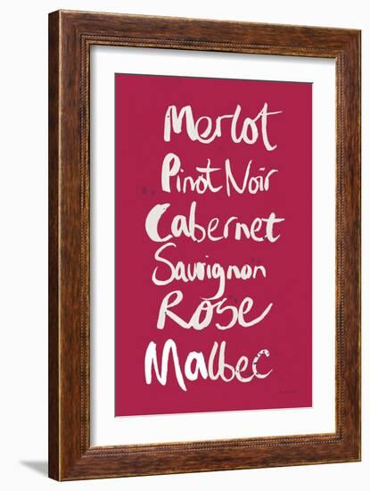 Pop the Cork Wine Words I-Mercedes Lopez Charro-Framed Premium Giclee Print