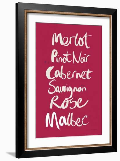 Pop the Cork Wine Words I-Mercedes Lopez Charro-Framed Premium Giclee Print