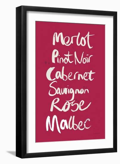 Pop the Cork Wine Words I-Mercedes Lopez Charro-Framed Premium Giclee Print