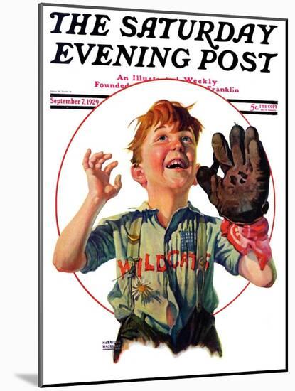"Pop-Up Fly," Saturday Evening Post Cover, September 7, 1929-Harrison Mccreary-Mounted Giclee Print