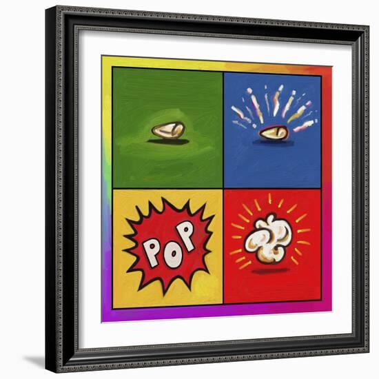 Popcorn Pop-Howie Green-Framed Giclee Print