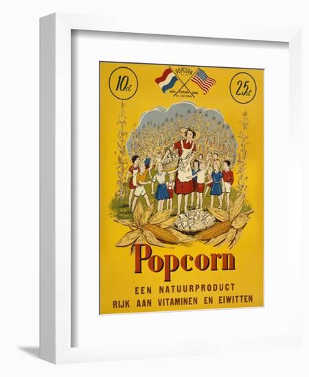 Popcorn-null-Framed Premium Giclee Print