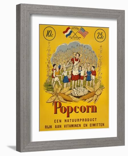 Popcorn-null-Framed Giclee Print