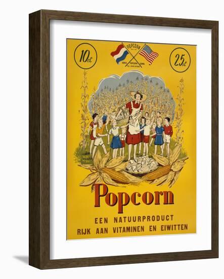 Popcorn-null-Framed Giclee Print